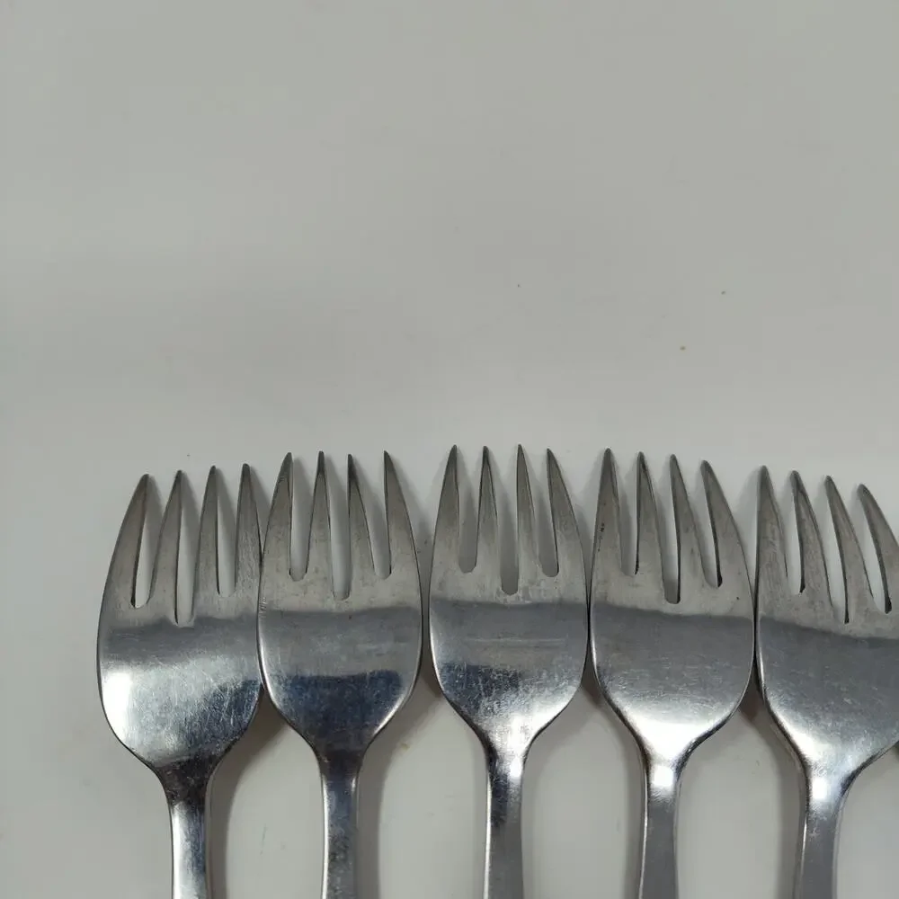 7X SF Hanford Forge Mystique Stainless Japan Silverware Salad Forks Flatware